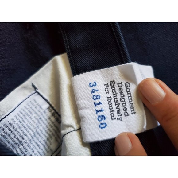 Carhartt FR Men's 44 x 30 Flame Resistant Blue Canvas Pants Loose - Picture 7 of 10